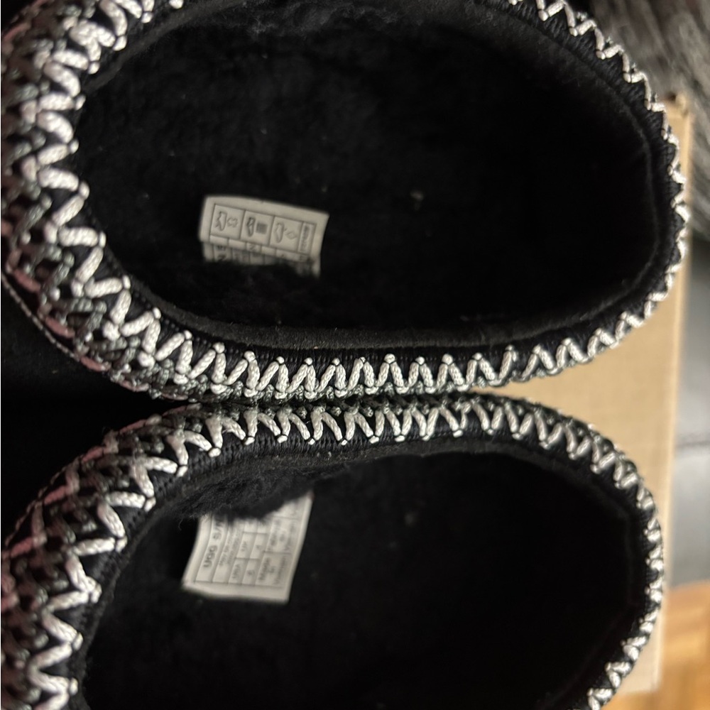 UGG Black and Silver Mules